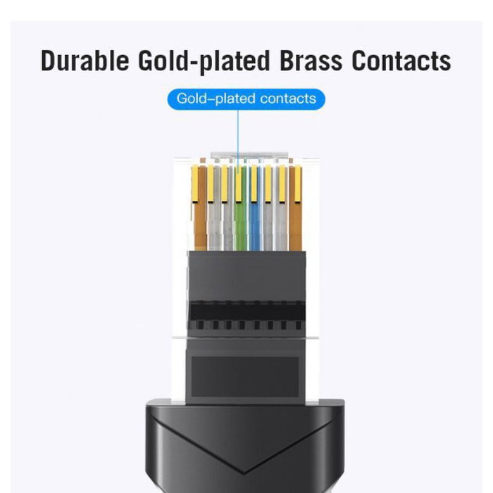 Vention IBEBU Cable de red Cat6 U/UTP 35m Negro